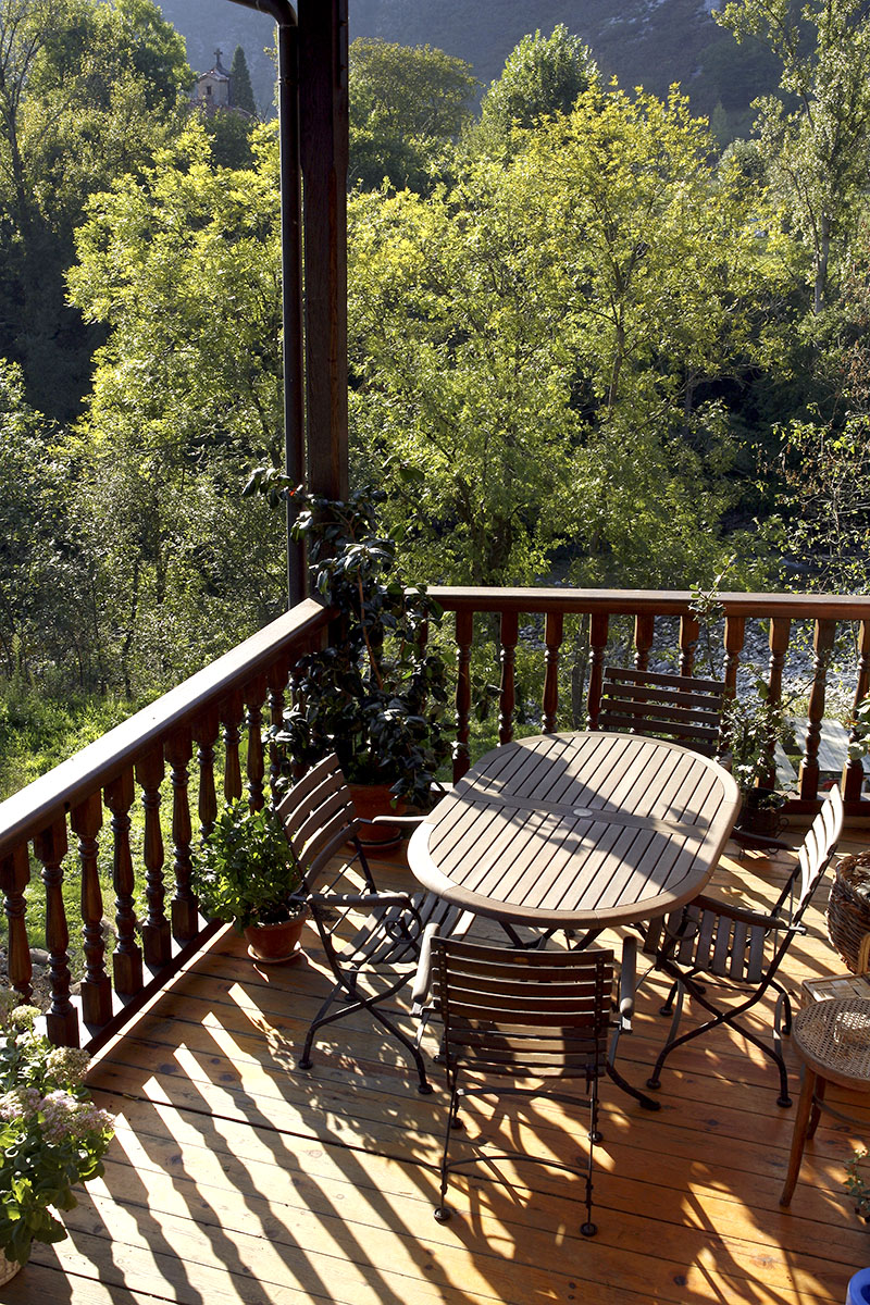 terraza apartamento Picos de Europa terraza apartamento naturaleza